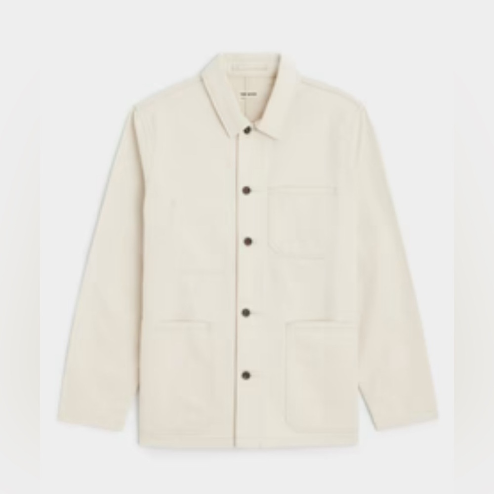 Todd Snyder LIGHTWEIGHT JAPANESE SELVEDGE CHORE COAT size M in canvas - Picture 3 of 7